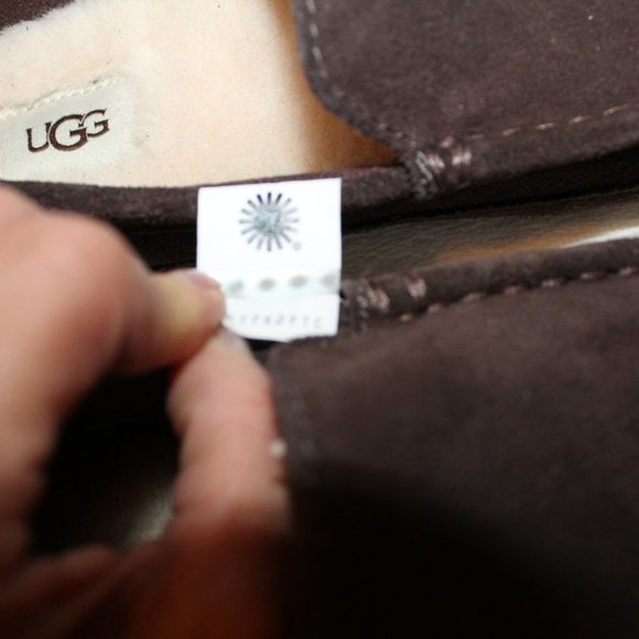 NEW UGG MEN\'S ALDER SUEDE SHEARLING LINED SLIPPER S LOAFERS‎ BROWN 8 main image 5